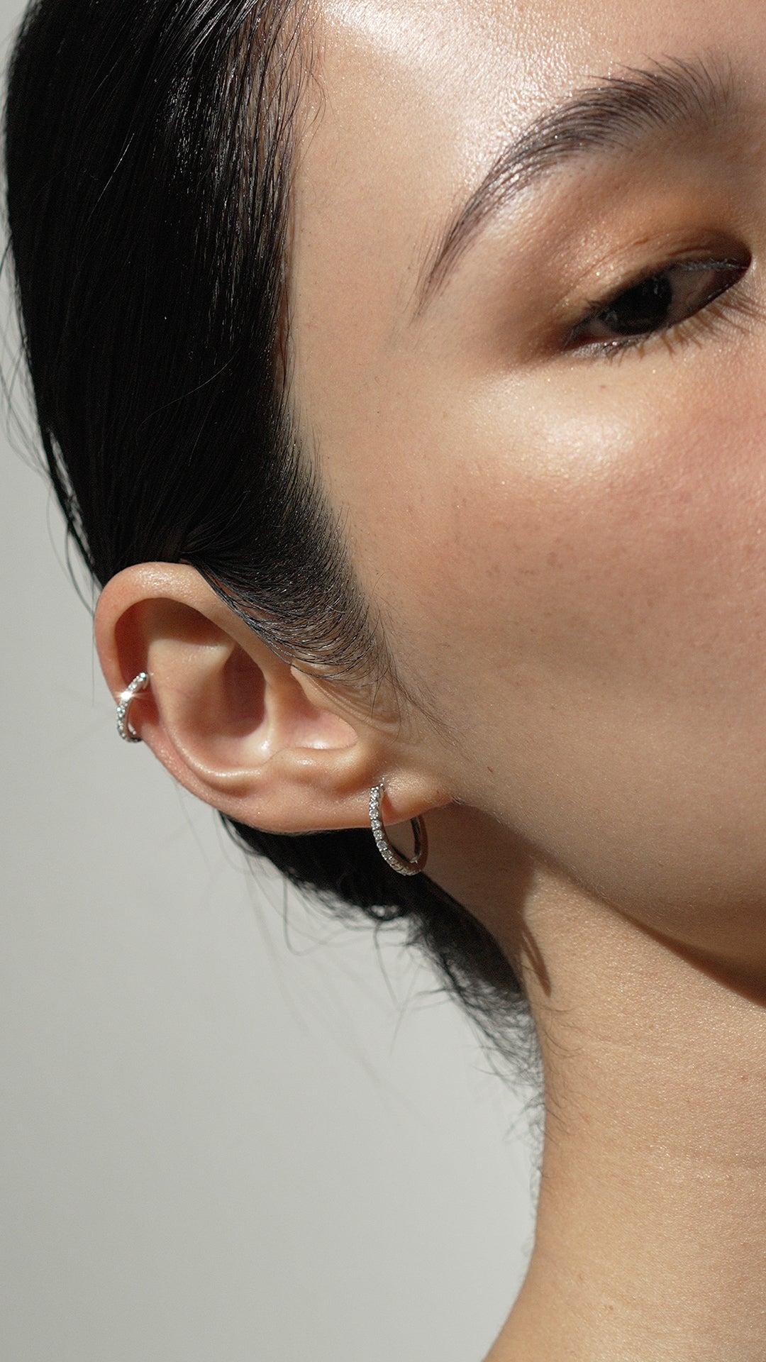 Amazon.com: Geometric Huggie Hoop Earrings for Women, 925 Sterling Silver  Post Dainty Cubic Zirconia Geometric Earrings Hypoallergenic Minimalist  Mini Small Hoop Earrings Gold Huggie Earrings for Women: Clothing, Shoes &  Jewelry